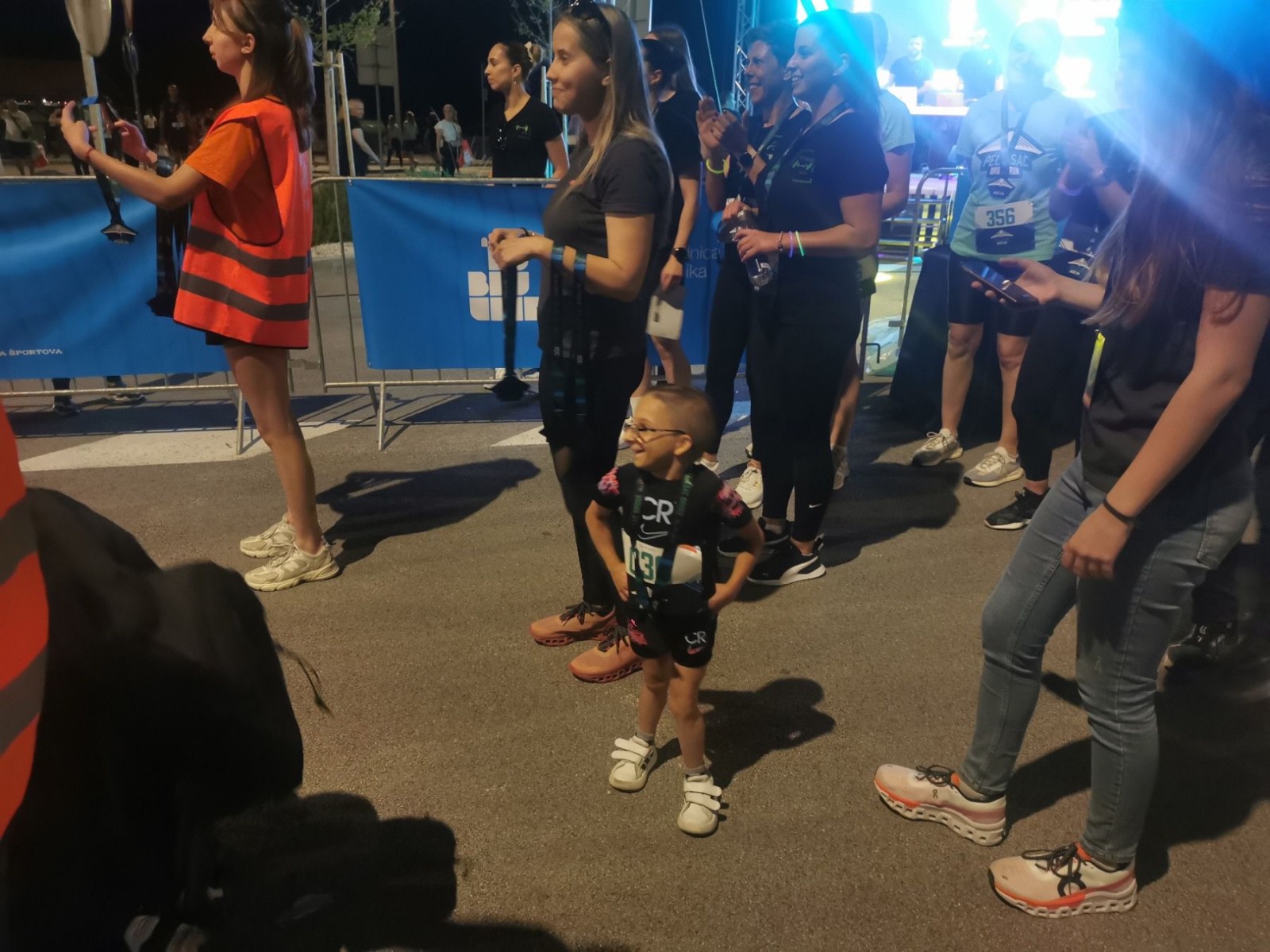 Utrku Pelješkim mostom istrčao i maleni Nevio Krešić